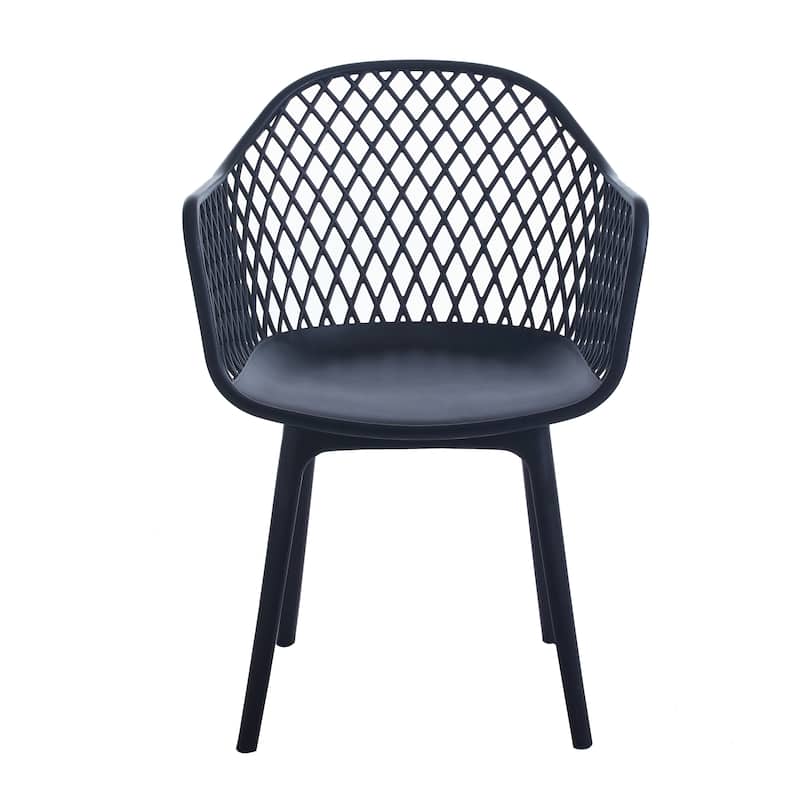 Porthos Home Miro Dining Chairs Set Of 2, Plastic Shell And Legs
