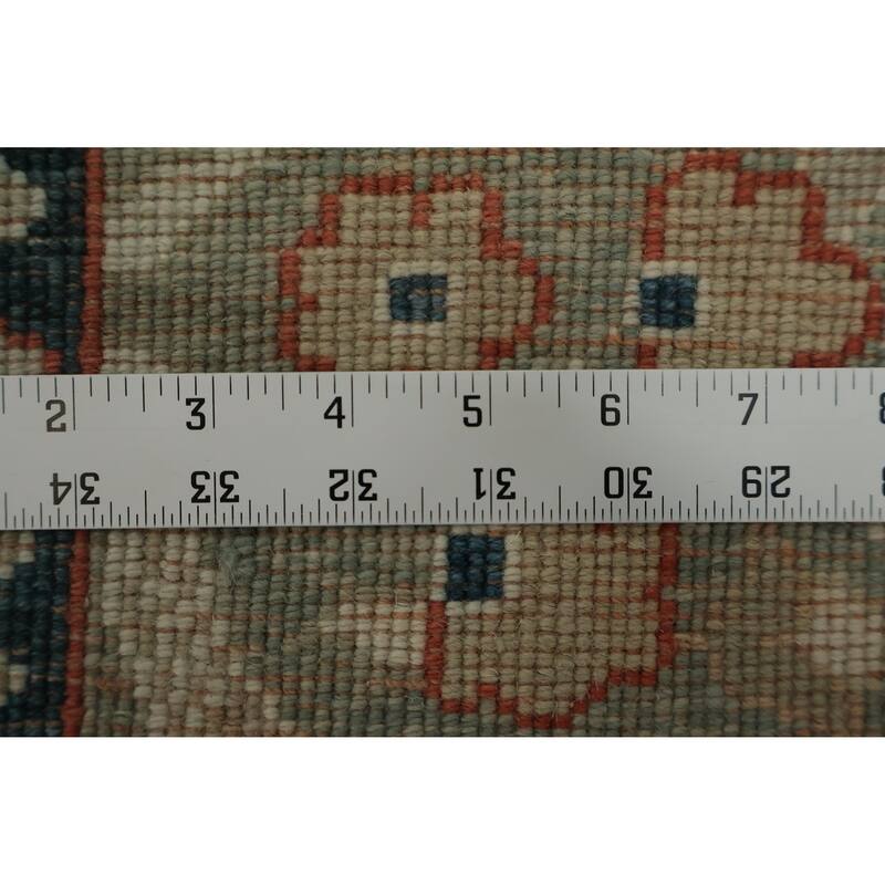 Hand Knotted Oriental 100% Wool Carpet Traditional Floral Beige & Ivories Ziegler Area Rug - 8' 3'' X 6' 1''