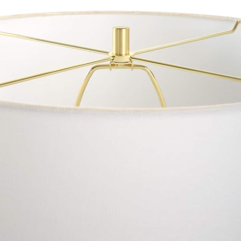 Uttermost In Bloom White Table Lamp - 26"H, Shade 11"H x 18"Dia.