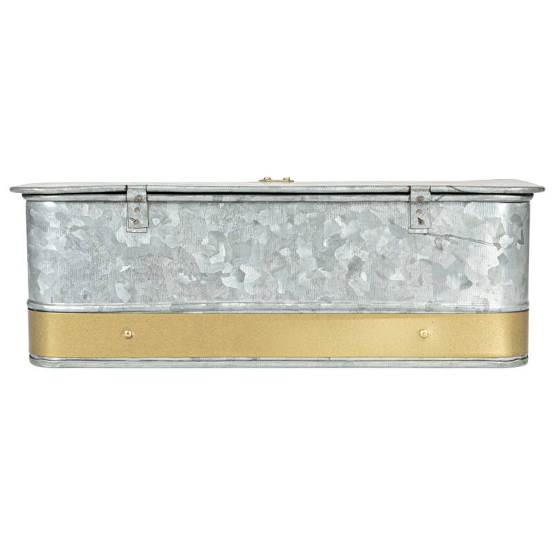 Decorative Metal Boxes with Lid, Set of 3