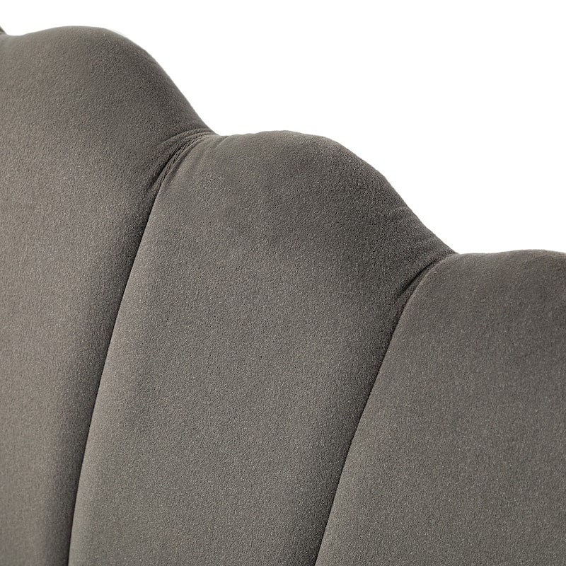Xabier 52''Loveseat with Flower Shaped Back Design