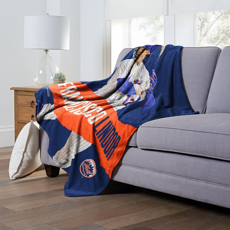 MLB New York Mets Player Silk Touch Throw Blanket
