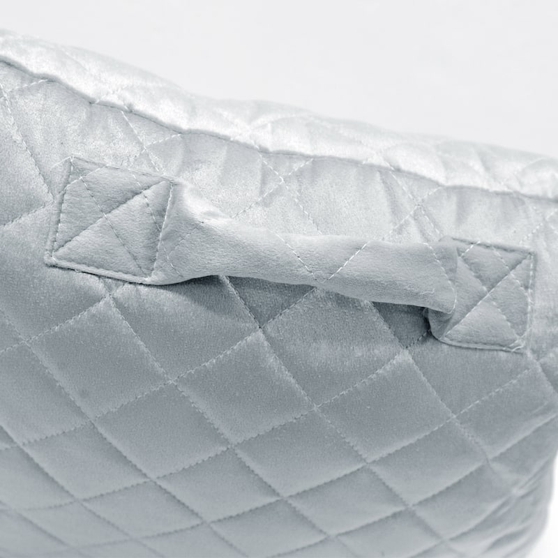 Velvet Do-It-Yourself Bedrest Reading Pillow Cover and Filling