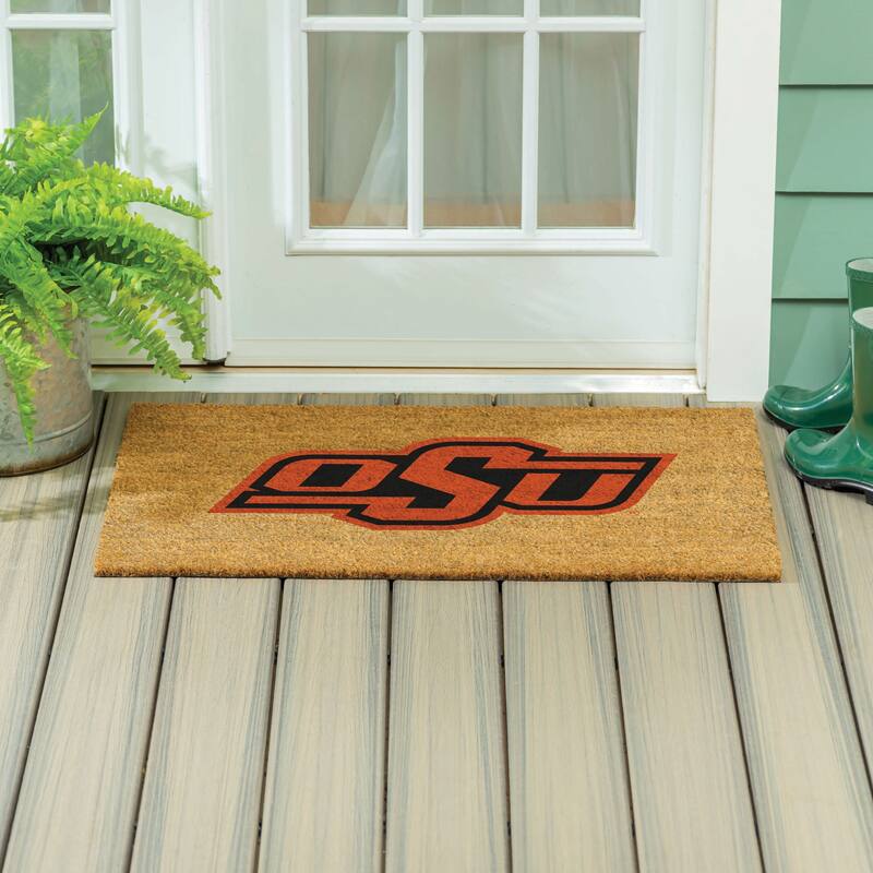 Oklahoma State University Full Color Indoor/Outdoor Coir Mat