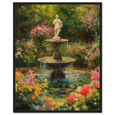 Poured Peace Canvas by Art Remedy