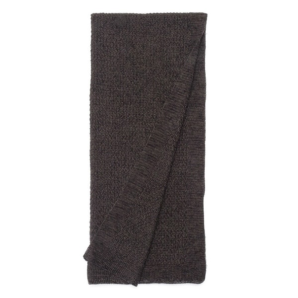 slide 2 of 3, Cottage Home Olivia Linen Throw Asphalt