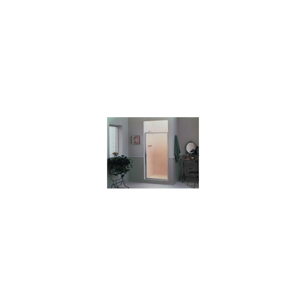 Shop Sterling 950c 24 Standard 64 High X 25 Wide Hinge Framed Shower Door Silver Overstock 17247284