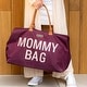 preview thumbnail 21 of 27, Childhome Canvas Mommy Bag Aubergine