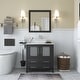preview thumbnail 3 of 39, Vanity Art 30-inch Single Sink Bathroom Vanity Set With Engineered Marble Top and Free Mirror - 30 x 18.5 x 36 Inches Espresso