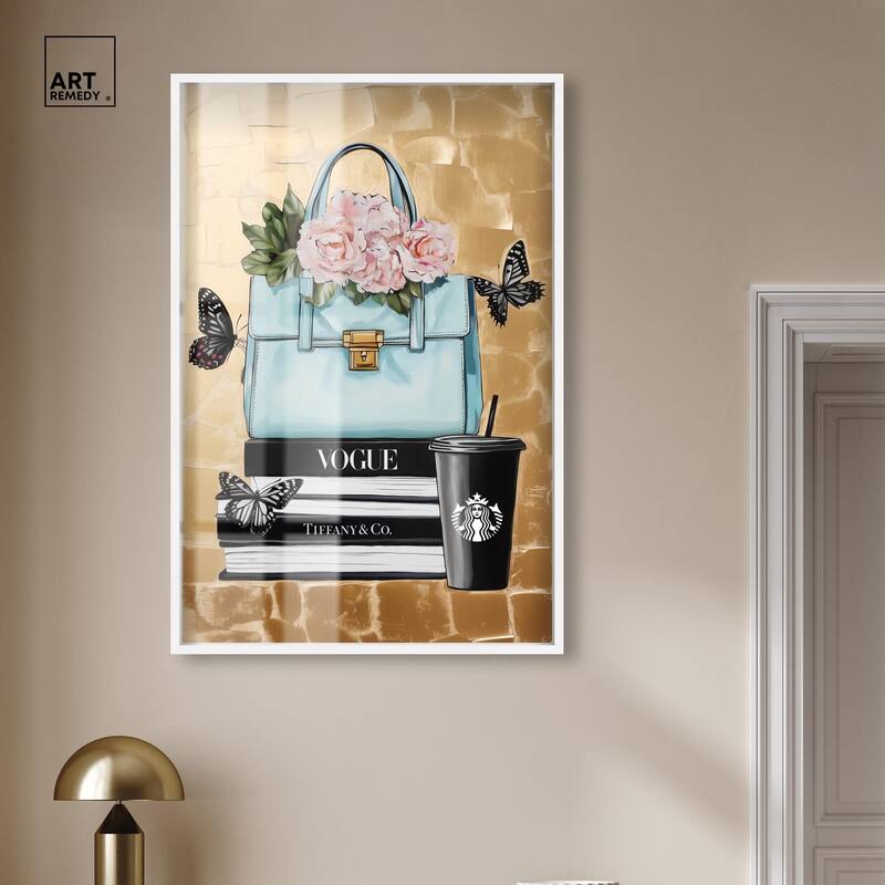Golden Era of Glam Books Shadowbox by Art Remedy