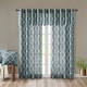 preview thumbnail 31 of 81, Madison Park Westmont Fretwork Print Grommet Top Window Curtain Panel