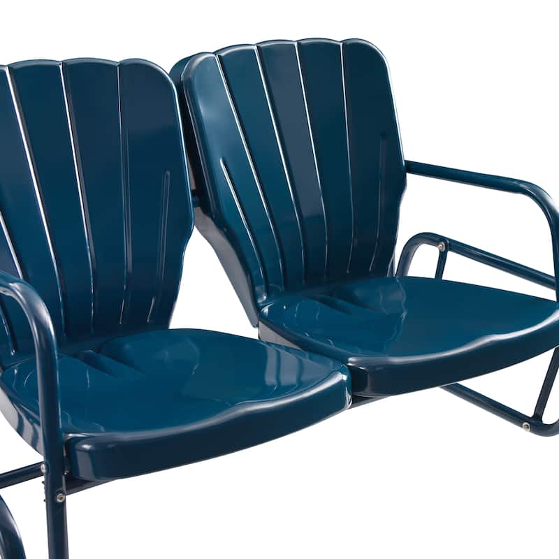Crosley Ridgeland 4-piece Outdoor Metal Conversation Set - 75"x88"x34.25"