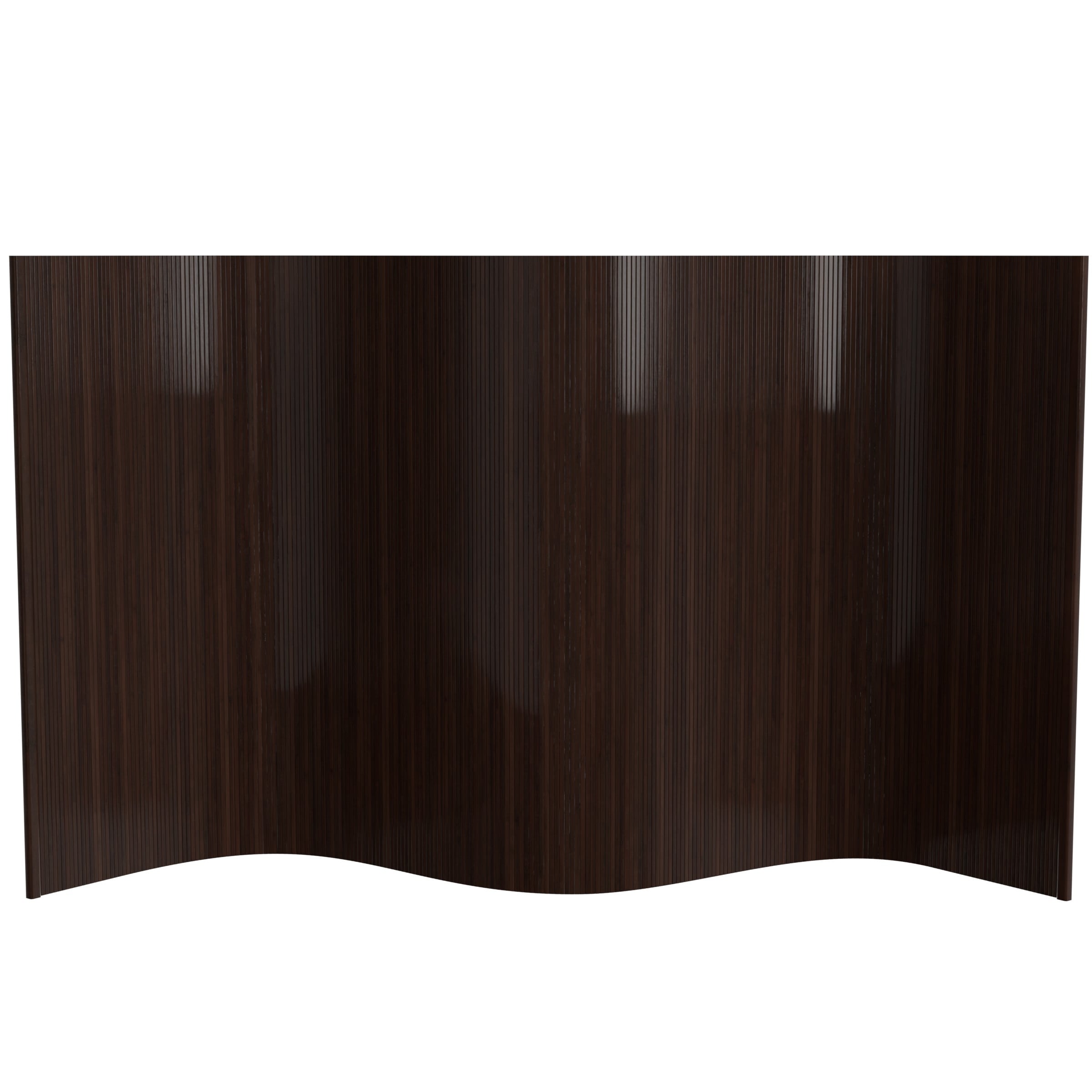 Handmade Bamboo Wave 6-foot Screen (China)