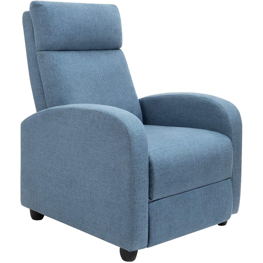 Furniwell Fabric Single Sofa Recliner with Padded Seat