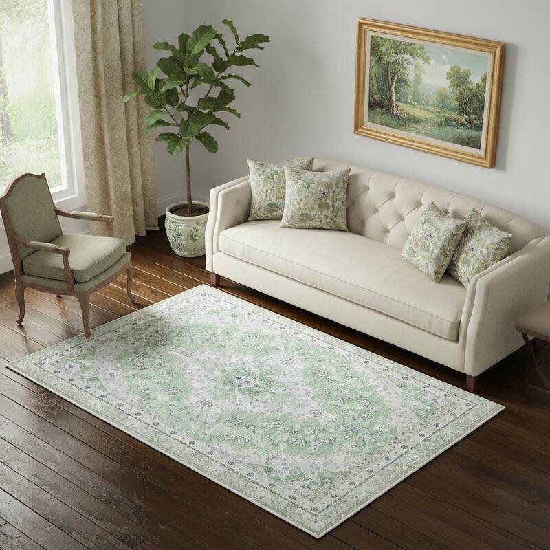 HomeRoots Oriental Traditional Rectangle Area Rug - 5' X 7' - 5' X 7'