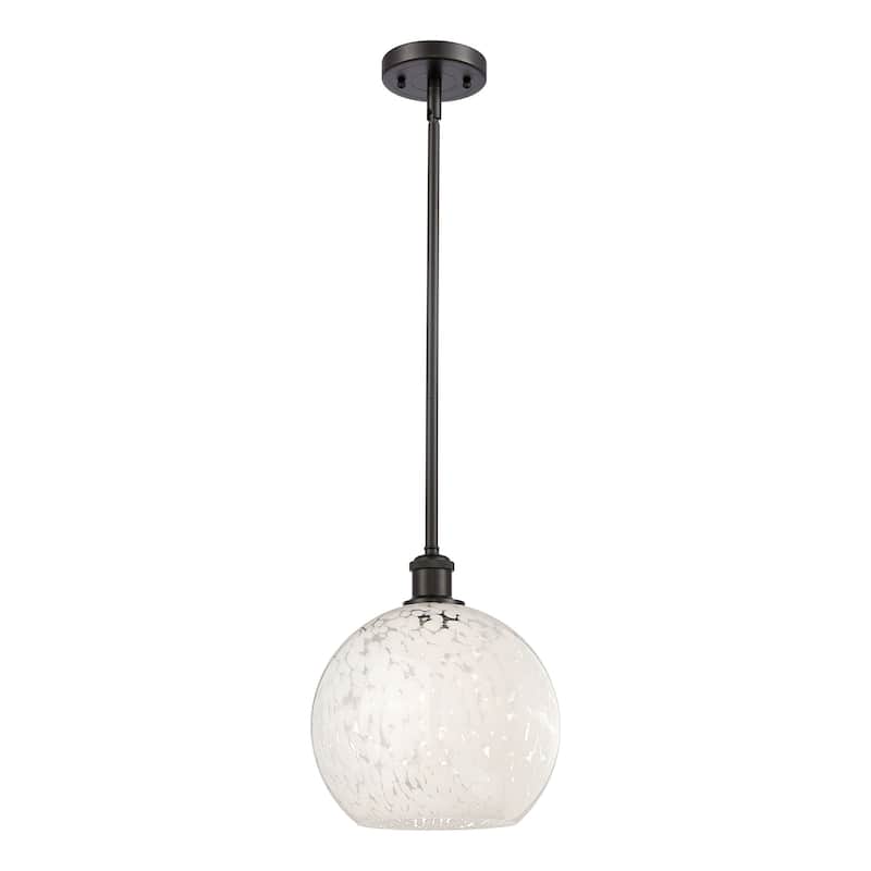 Innovations Lighting 516-1S-12-10 White Mouchette Pendant White