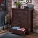 preview thumbnail 3 of 7, DH BASIC Rustic Espresso 42-Inch 6-Drawer Vertical Dresser by Denhour