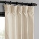preview thumbnail 22 of 70, Exclusive Fabrics Raw Linen Weave Light Filtering Curtains for Bedroom & Living Room Curtains Pair - 2 Panel Drapes