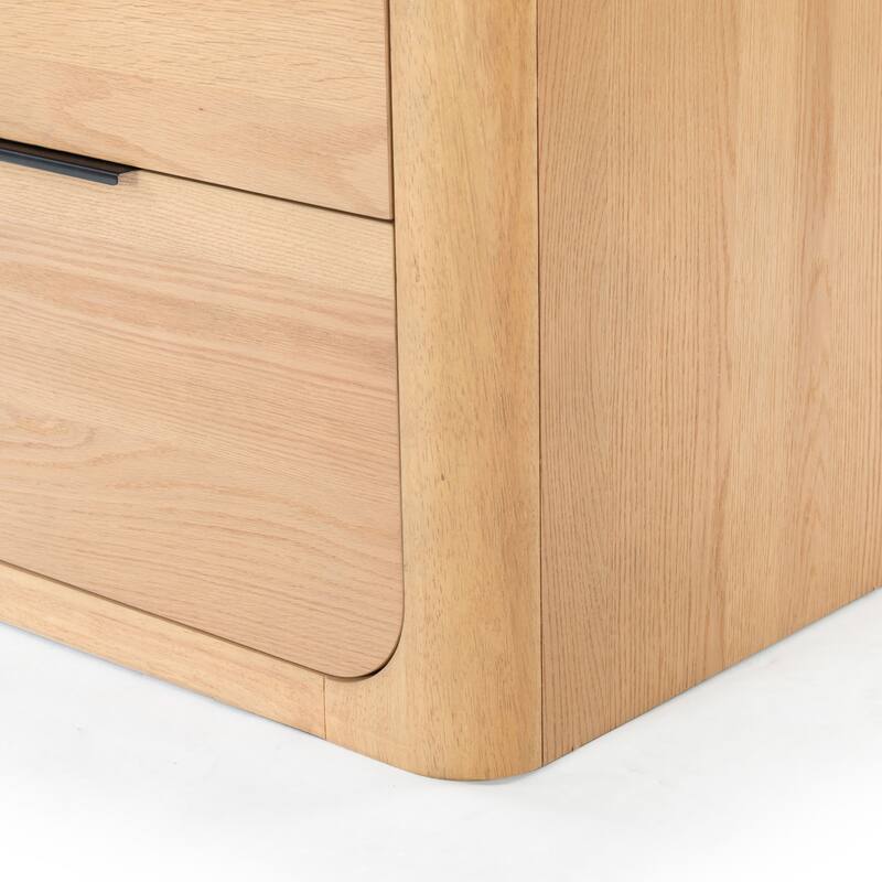 SAFAVIEH Couture Raylie 2 Drawer Wood Nightstand