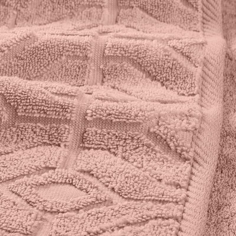 Modern Threads 6-Piece Yarn Dyed Diamond Gate Jacquard Towel Set