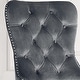preview thumbnail 8 of 16, Clihome Velvet Tufted Upholstered Dining Chairs (Set of 2)