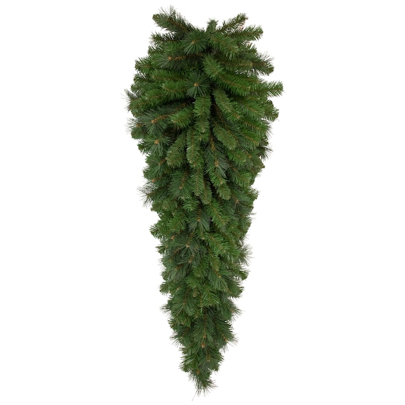 48" Beaver Pine Artificial Christmas Teardrop Swag, Unlit
