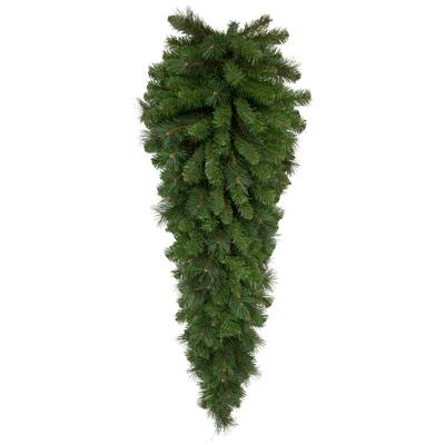 48" Beaver Pine Artificial Christmas Teardrop Swag Unlit