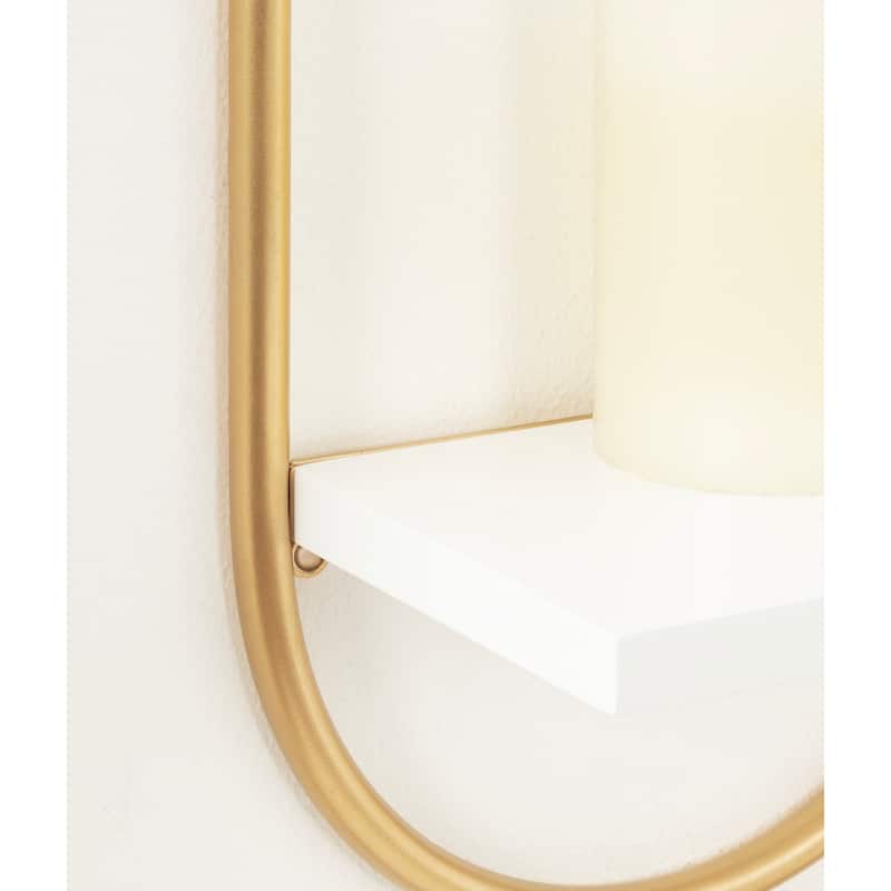 Kate and Laurel Olav Wall Shelf Set