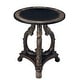 preview thumbnail 1 of 0, Lafayette Round Stone 22.5"W Side Table Metal
