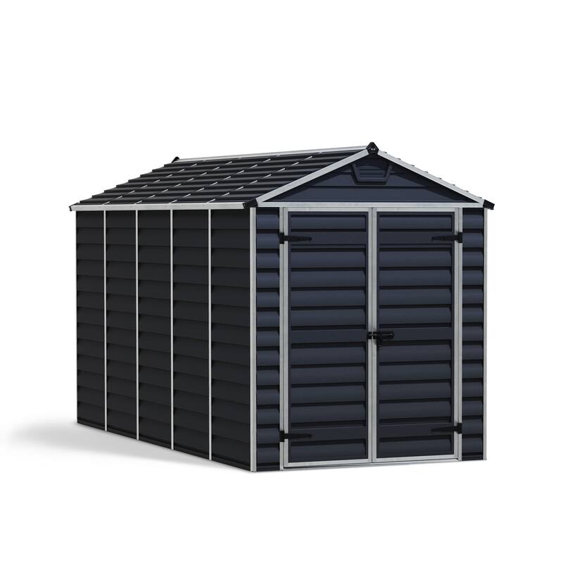 Skylight 6 ft. Midnight Grey Garden Outdoor Storage Shed
