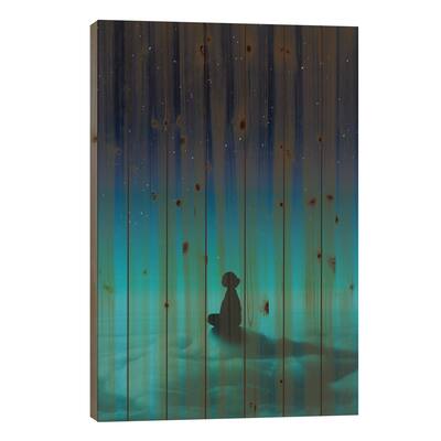 Cloud Rider Print On Wood by Stoian Hitrov - Multi-Color