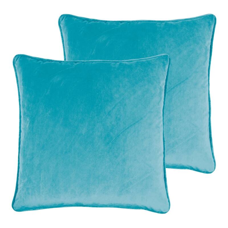 Sherry Kline Glendon Velvet Corded Edge pillow, zippered with Polyester