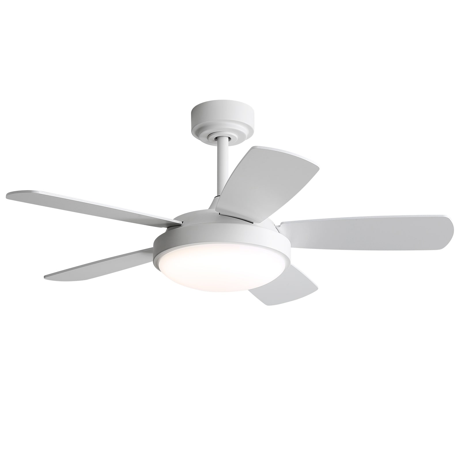 Sofucor 42 Inch Modern Ceiling Fan with Light and Remote,Memory Large LED,Quiet DC Motor,4500CFM High Velocity,ETL/FCC