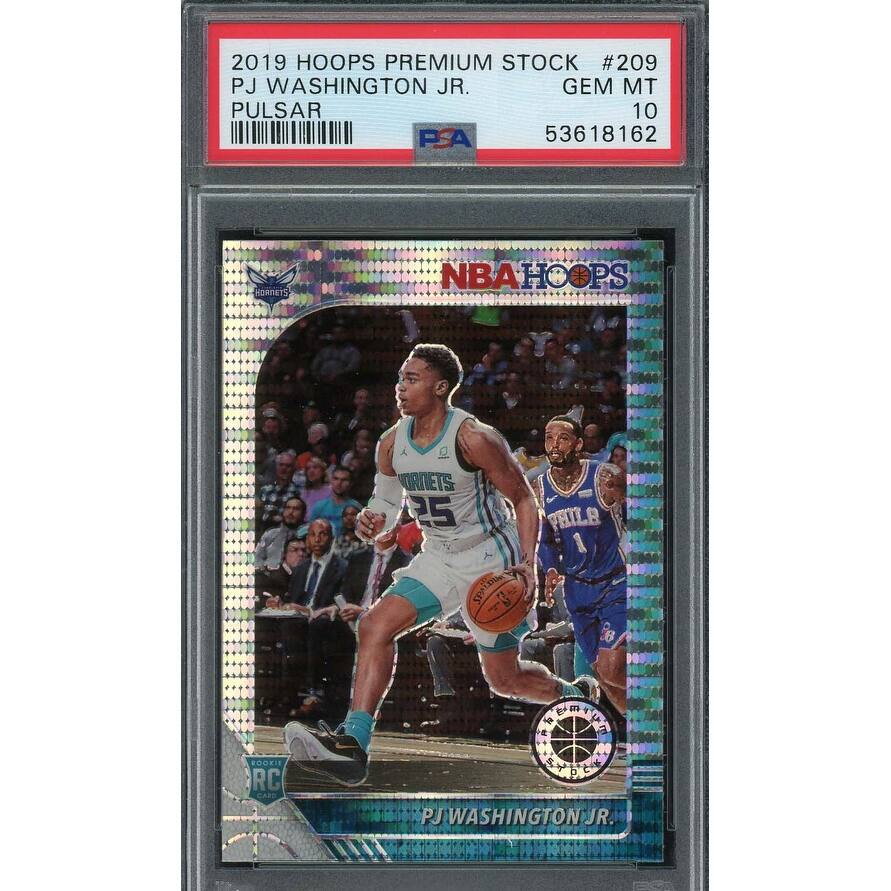 PJ Washington Jr 2019 Panini Hoops Premium Stock Pulsar Rookie Card #209 PSA 10 - 8'6" x 11'6"