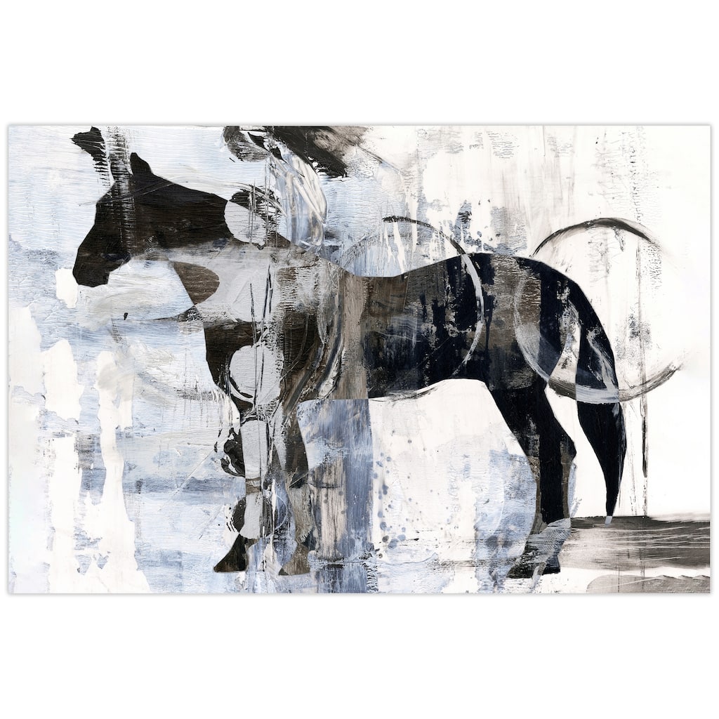 Empire Art Direct Equestrian Essence I Printed Tempered Glass Wall Art
