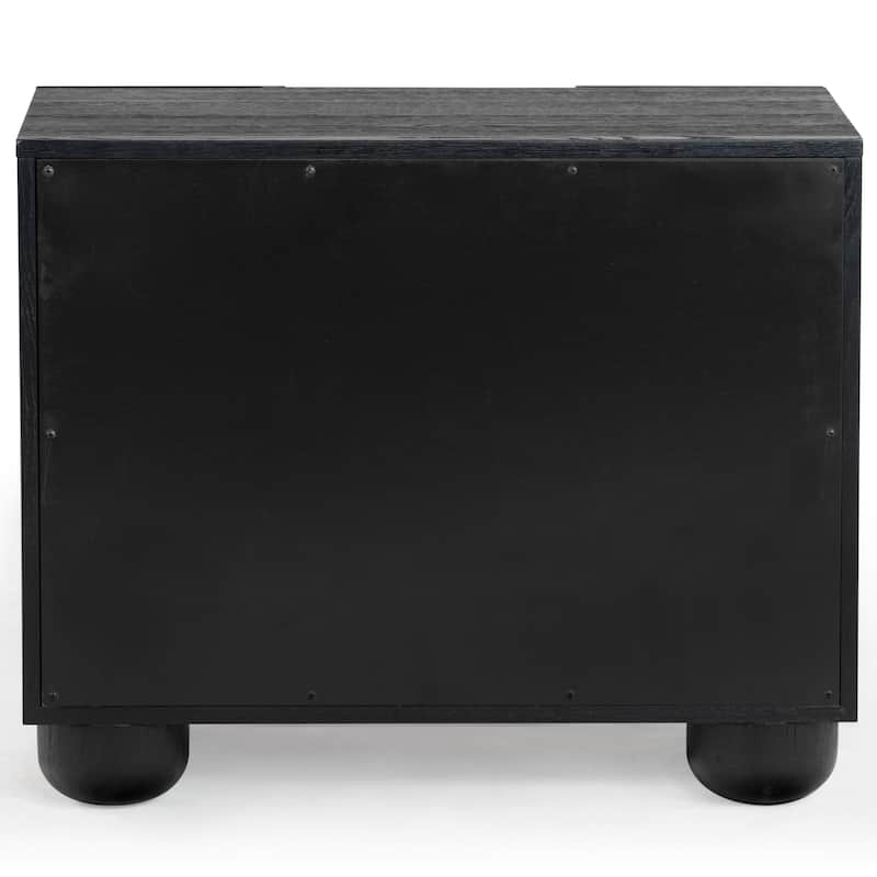 SAFAVIEH Couture Beethoven Wood 2 Drawer Nightstand