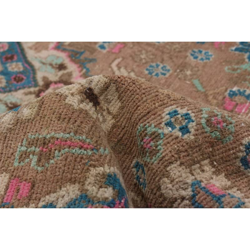 ECARPETGALLERY Hand-knotted Anatolian Vintage Tan Wool Rug - 3'5 x 6'7