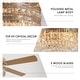 preview thumbnail 22 of 34, 52"/62" Modern Crystal Chandelier Ceiling Fan Light,Reversible Airflow,E12 Bulbs,for Bedroom,Kitchen,Patio