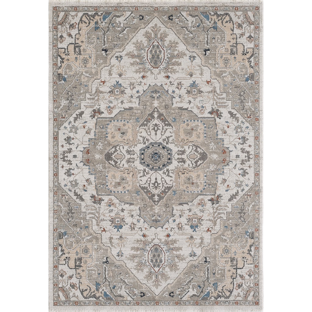 Domani Craze Modern Elegance Border Area Rug