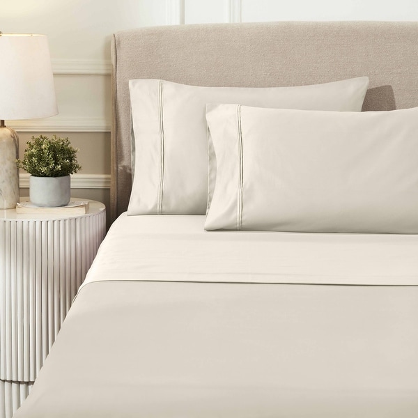 Superior Egyptian Cotton 1200 Thread Count Eco Friendly Solid or Embroidered Sheet Set On Sale Bed Bath Beyond 20602696