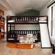 preview thumbnail 18 of 48, Full over Full Low Bunk Bed with Slide, Fence and Ladder for Toddler Kids Teens, Fun and Variable, White