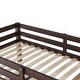 preview thumbnail 52 of 53, Loft Pine Wood Bed Frame with Safety Guardrail,Built-In Desk,Ladder,Twin Size