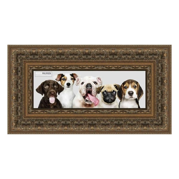 Gallery Wall Classic Ornate 4x10 Picture Frame Gold 4x10 Frame 4 x 10  Poster Frames 4 x 10
