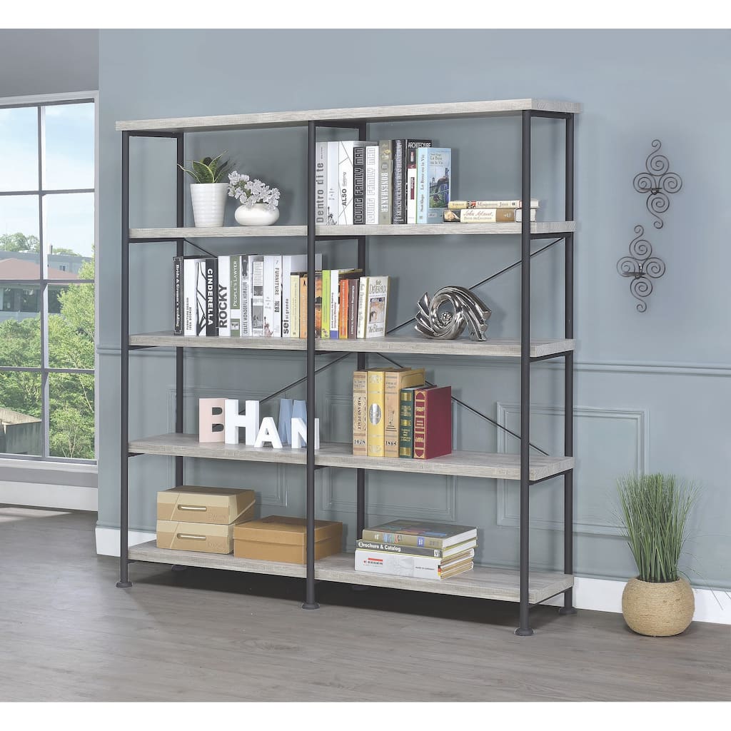 Mid Century Industrial Design Display Bookcase