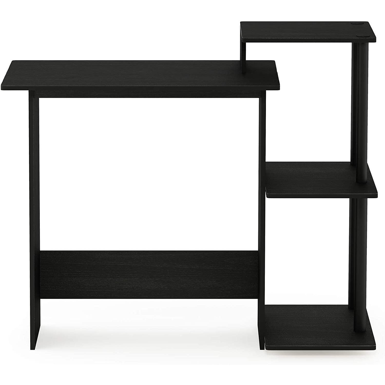Computer Desk with Shelves - Modern Writing Desk for Home Office & Workspace