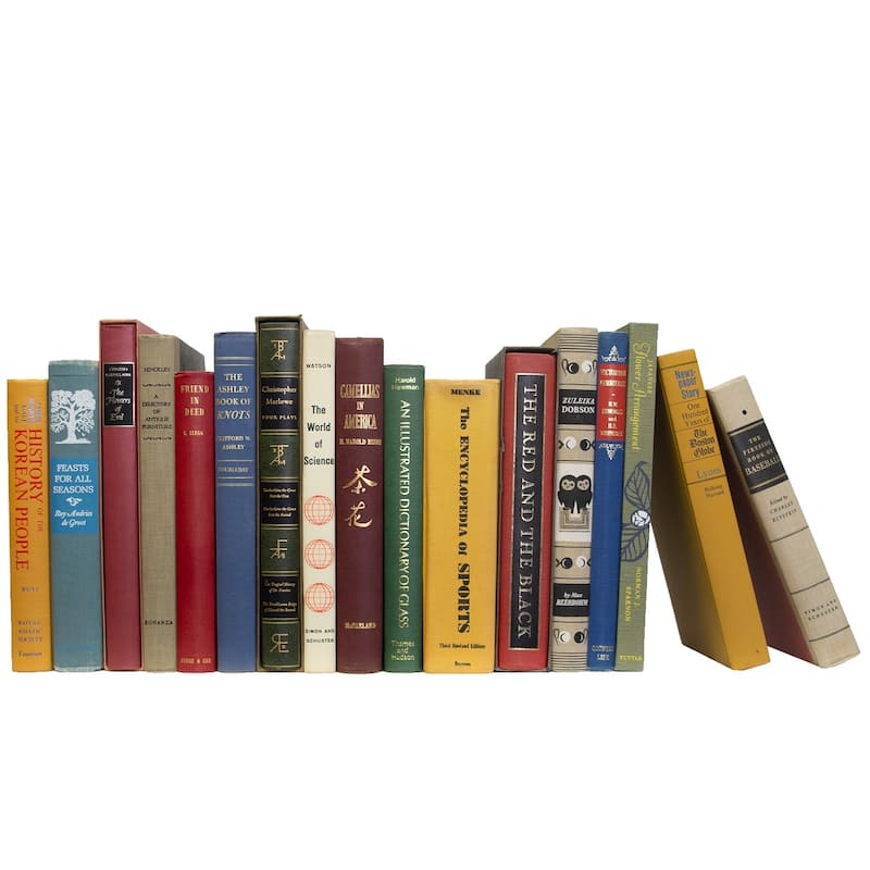 Books Decorative Accessories: Vintage Oversized Mix Color By The Foot