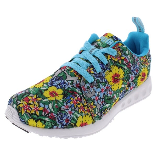 floral athletic shoes