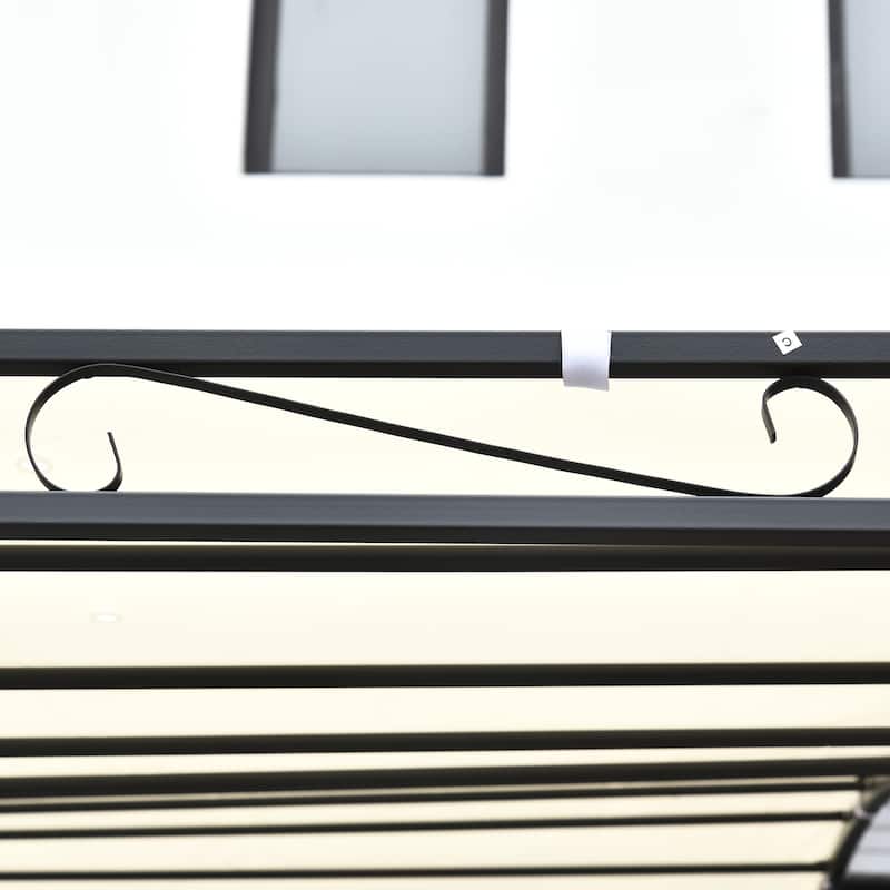 Outsunny Steel Outdoor Pergola Patio Canopy