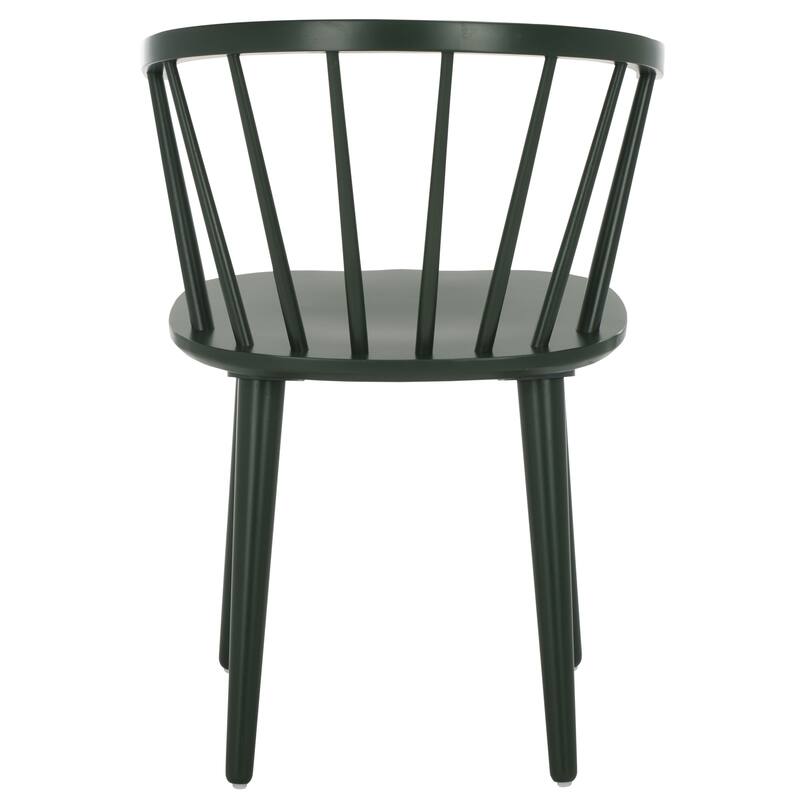 SAFAVIEH Home Blanchard 18-inch Curved Spindle Side Chair [SET of 2] - 21"W x 21"D x 30"H