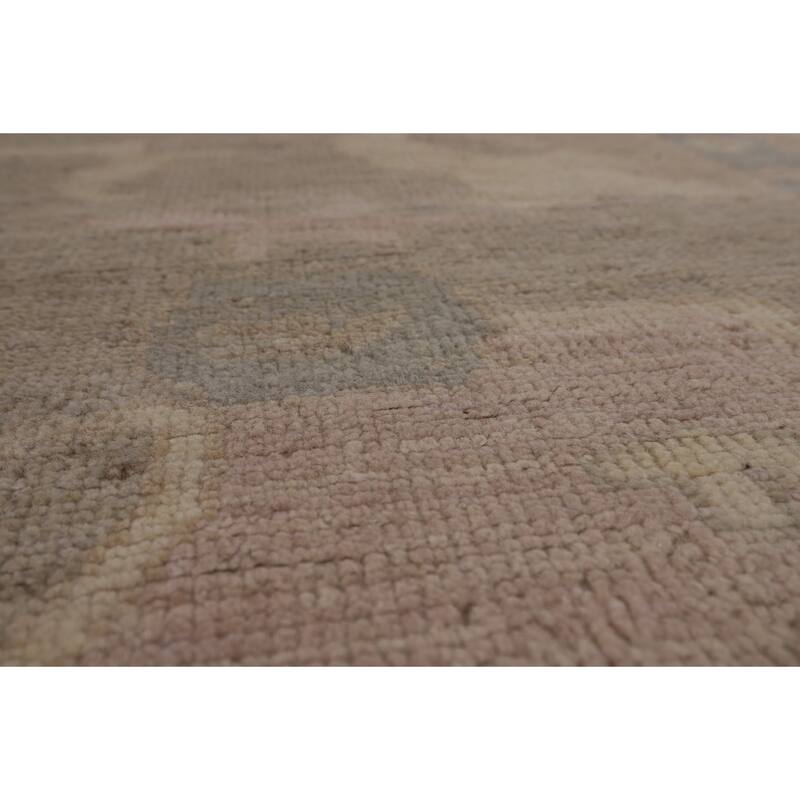 Oushak Oriental Large Area Rug Hand-Knotted Vegetable Dye Wool Carpet - 10'2"x 13'10"